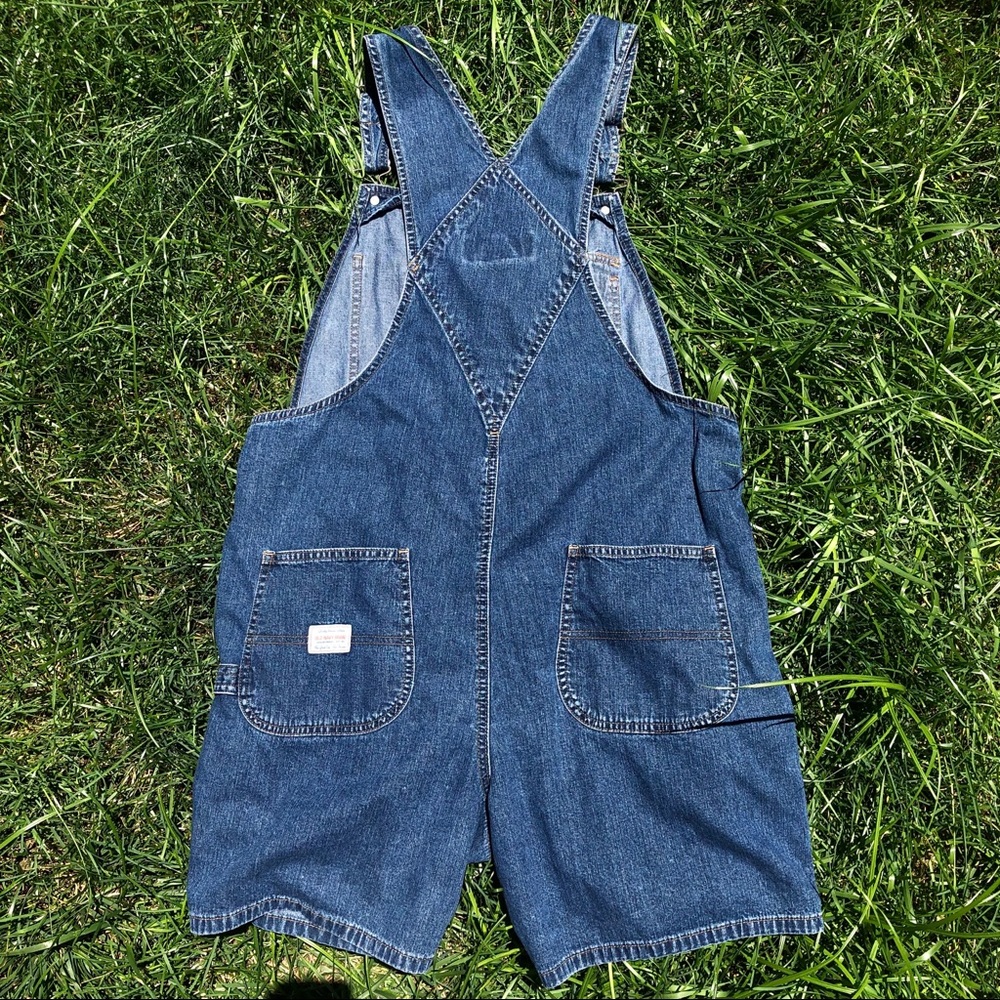 VINTAGE OLD NAVY JEAN OVERALL SHORTS